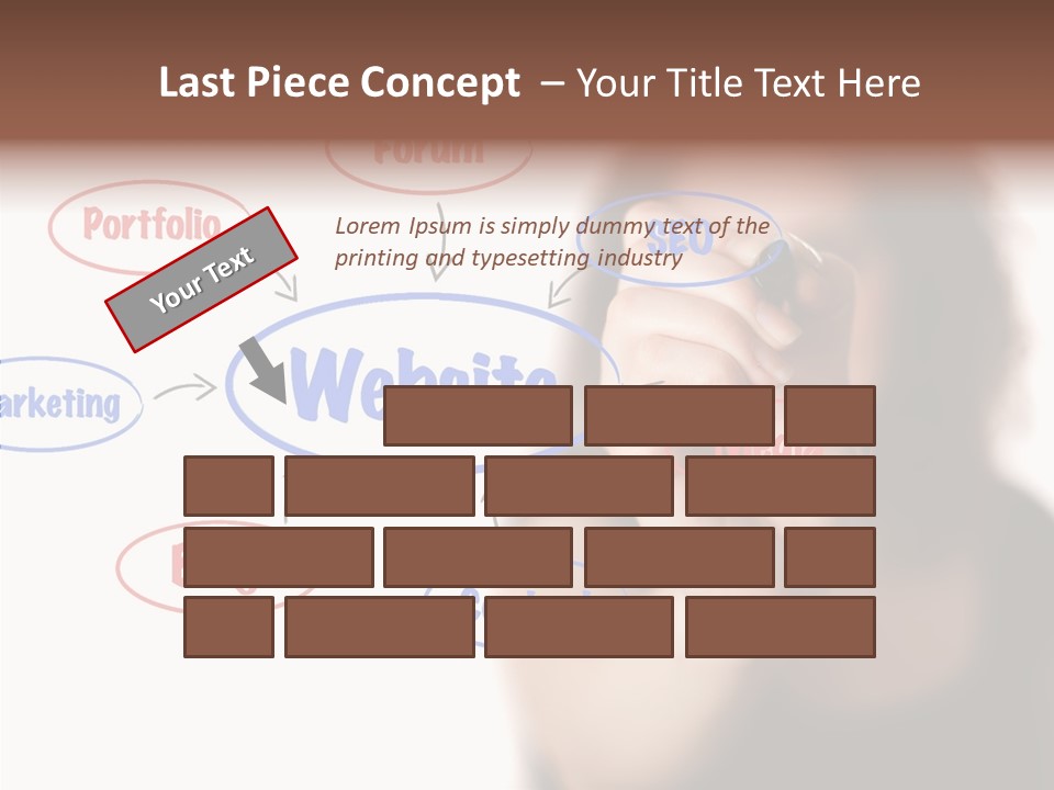 Screen Drawing Schema PowerPoint Template