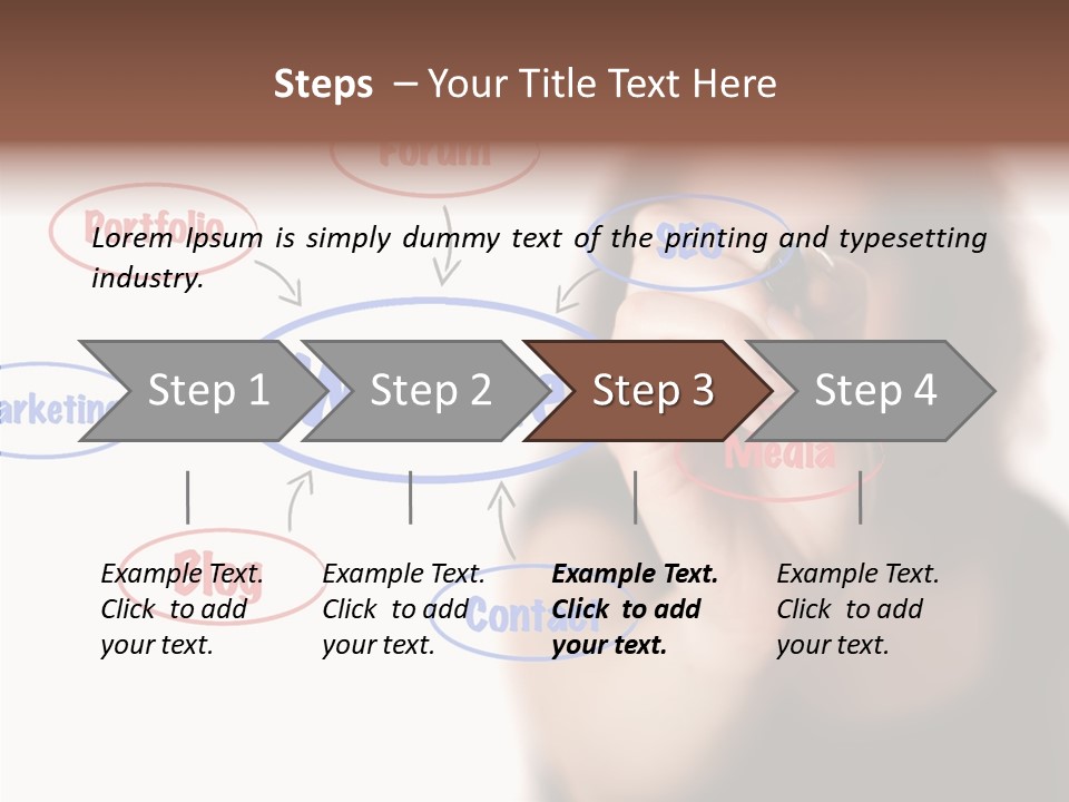 Screen Drawing Schema PowerPoint Template