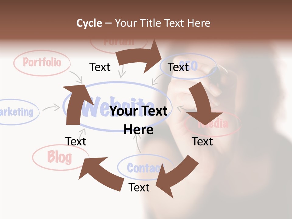 Screen Drawing Schema PowerPoint Template