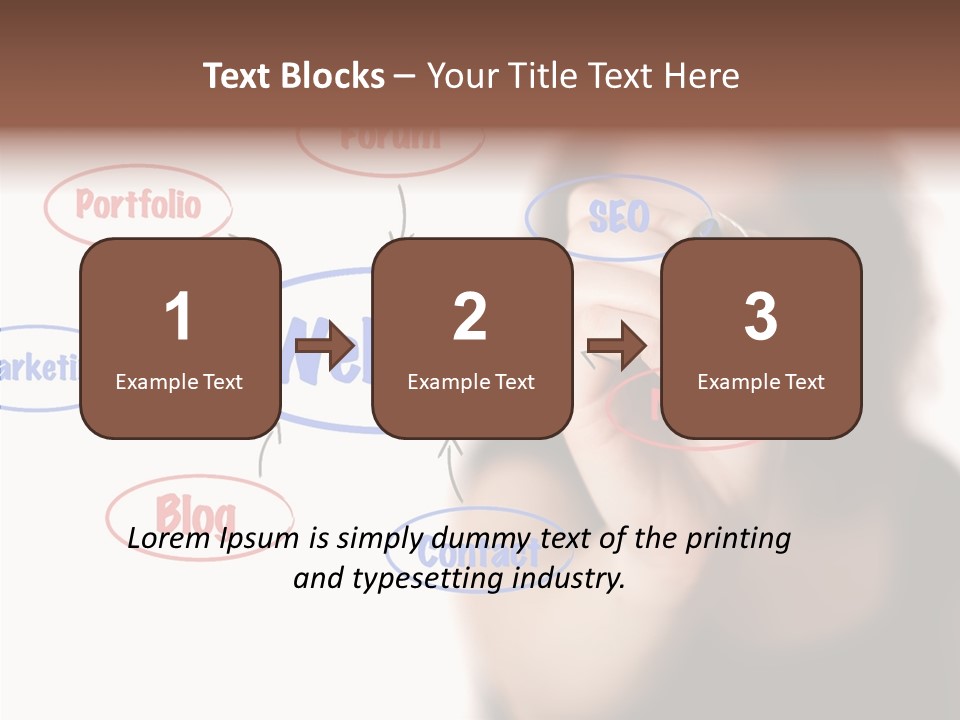 Screen Drawing Schema PowerPoint Template