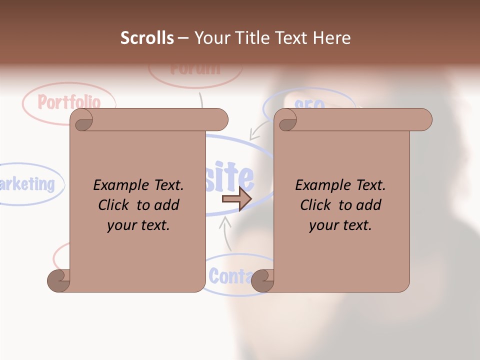 Screen Drawing Schema PowerPoint Template