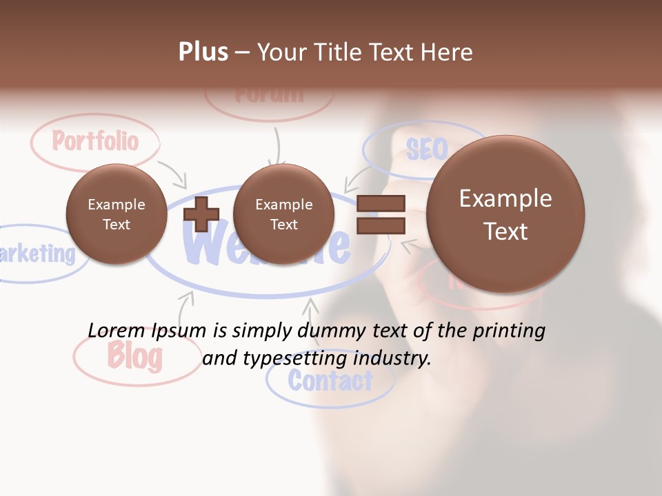 Screen Drawing Schema PowerPoint Template