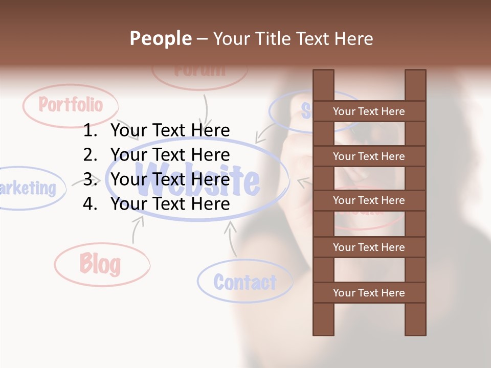 Screen Drawing Schema PowerPoint Template