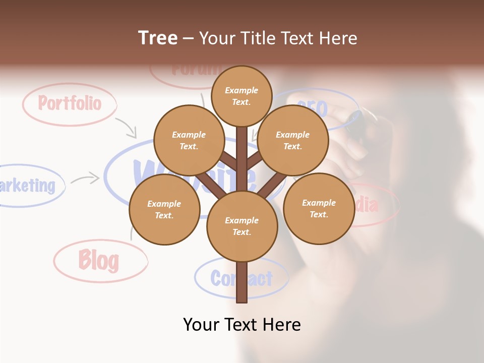Screen Drawing Schema PowerPoint Template