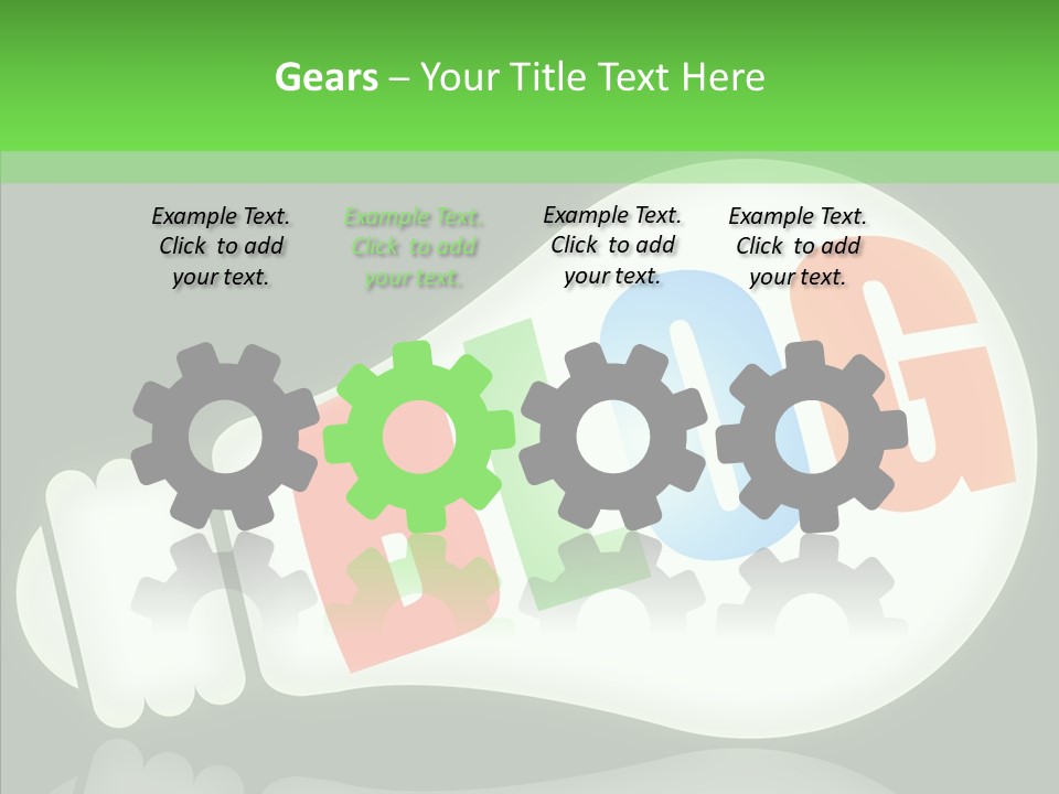 Liberty Concept Blogger PowerPoint Template
