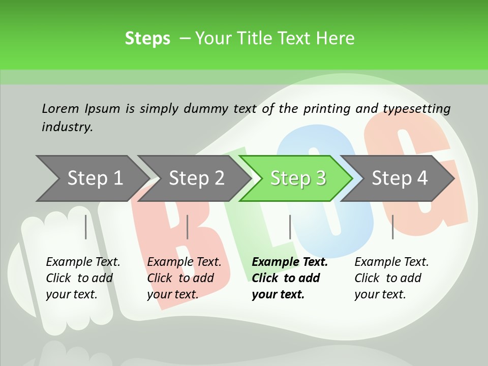 Liberty Concept Blogger PowerPoint Template