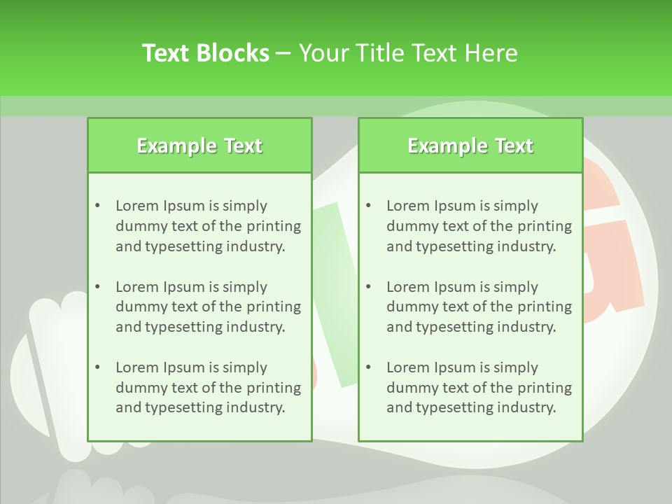Liberty Concept Blogger PowerPoint Template