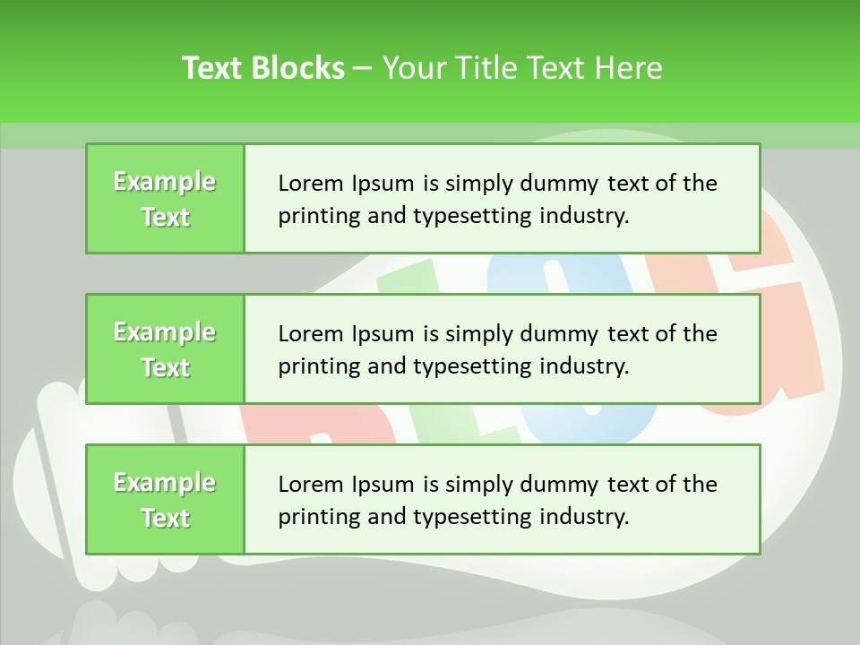 Liberty Concept Blogger PowerPoint Template