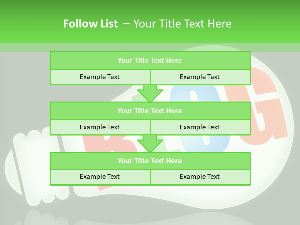Liberty Concept Blogger PowerPoint Template
