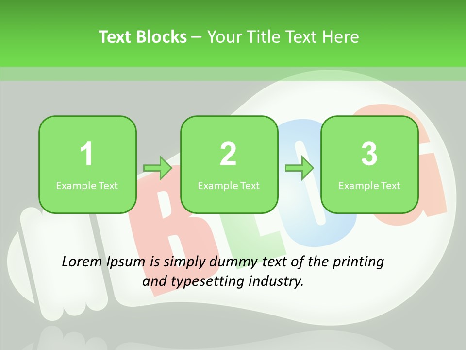 Liberty Concept Blogger PowerPoint Template