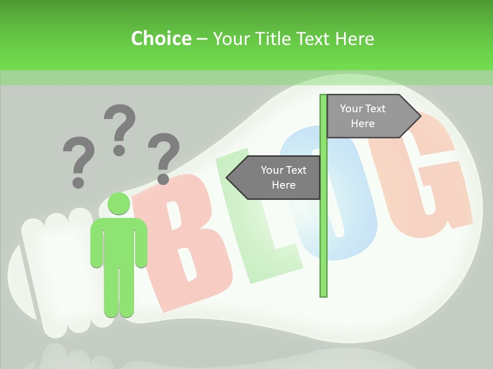 Liberty Concept Blogger PowerPoint Template