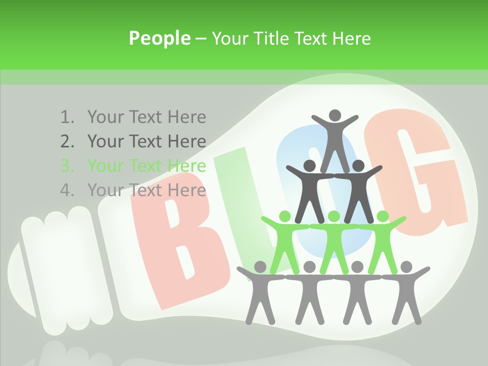 Liberty Concept Blogger PowerPoint Template