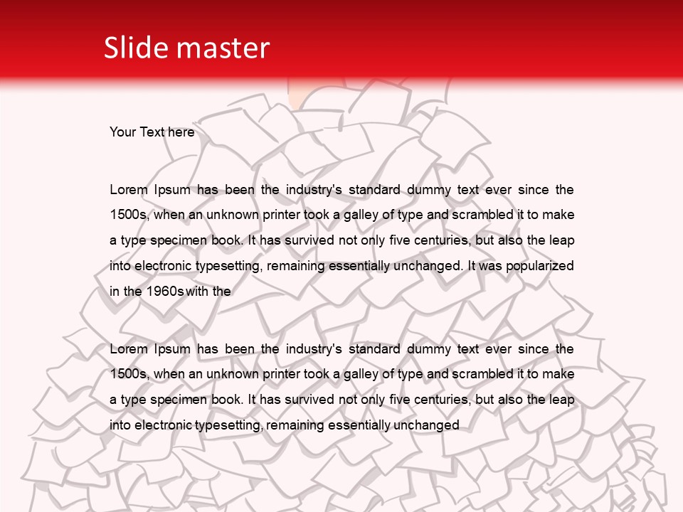 Stress Over Mount PowerPoint Template