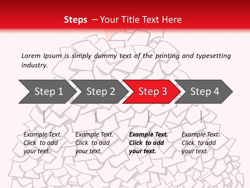 Stress Over Mount PowerPoint Template