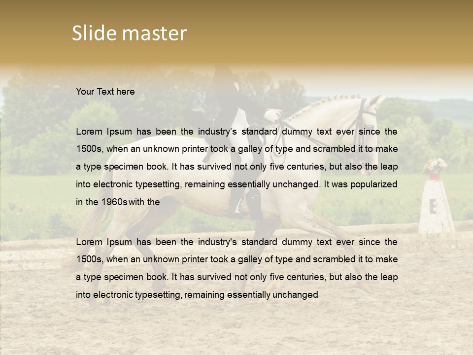 Female Course Gray PowerPoint Template