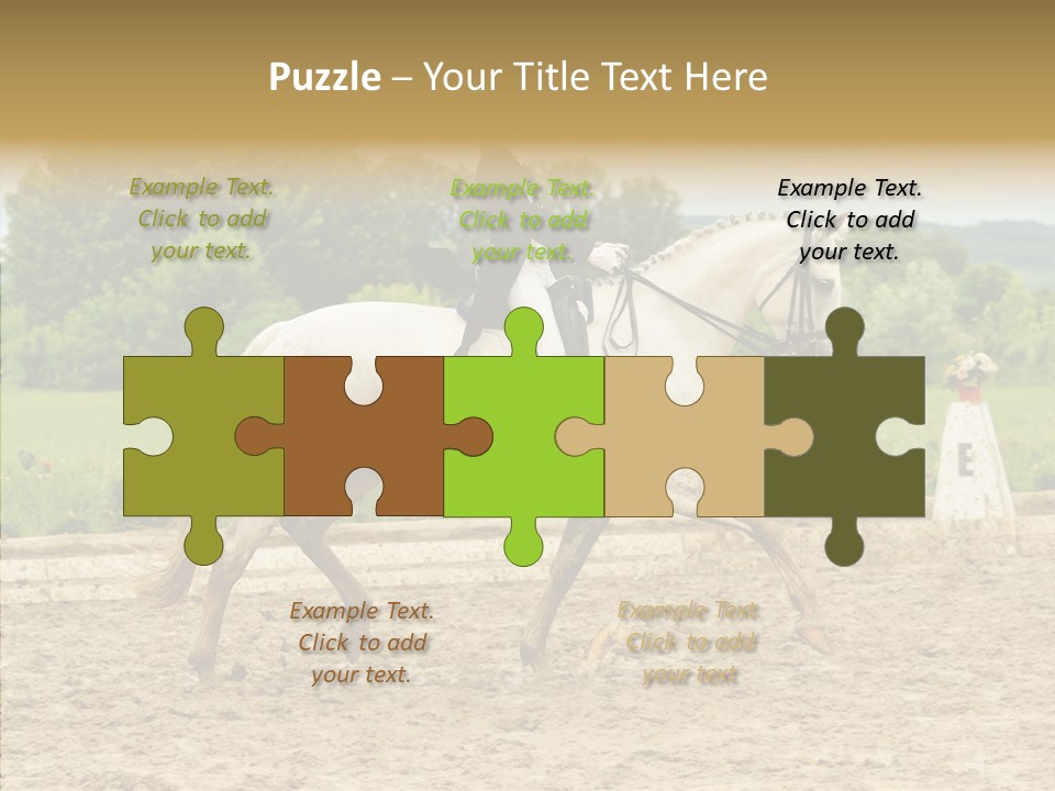 Female Course Gray PowerPoint Template