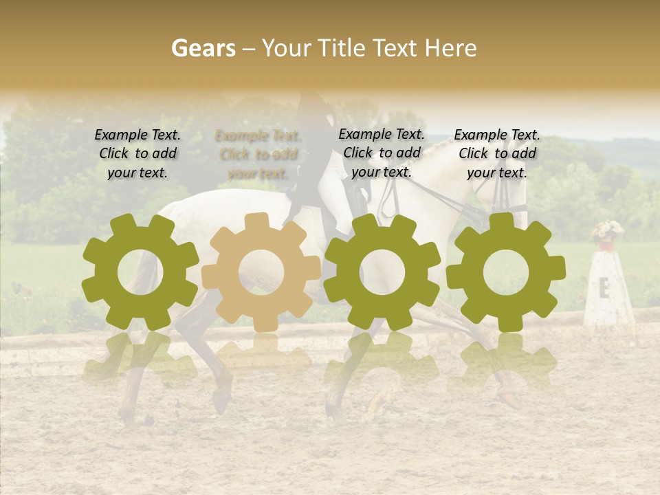 Female Course Gray PowerPoint Template