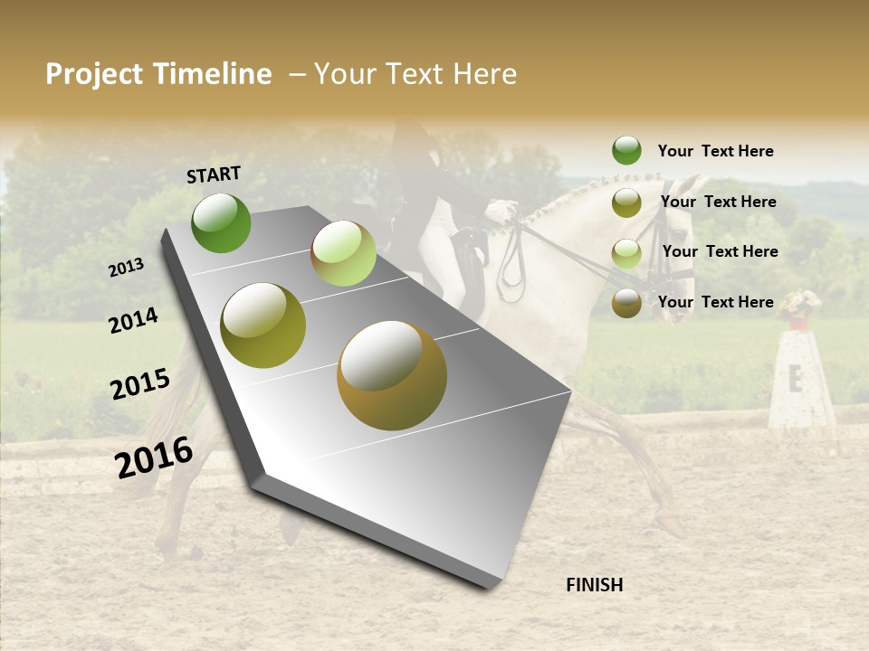 Female Course Gray PowerPoint Template
