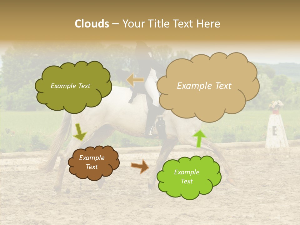 Female Course Gray PowerPoint Template