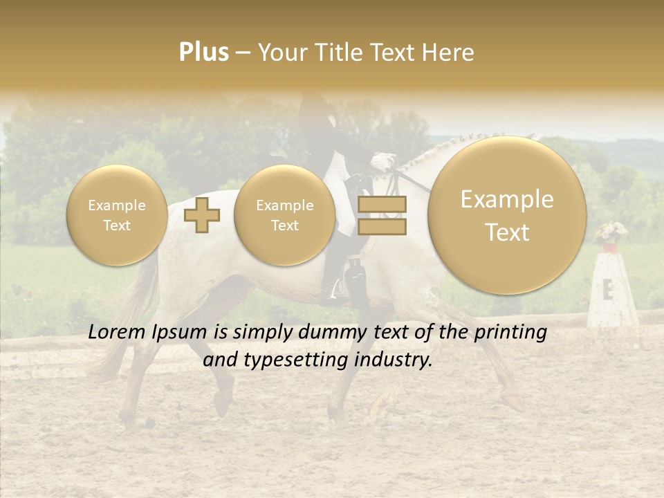 Female Course Gray PowerPoint Template