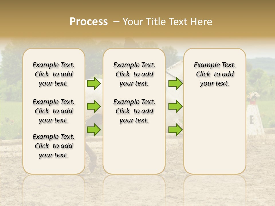 Female Course Gray PowerPoint Template