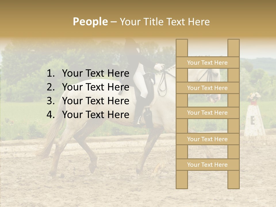 Female Course Gray PowerPoint Template