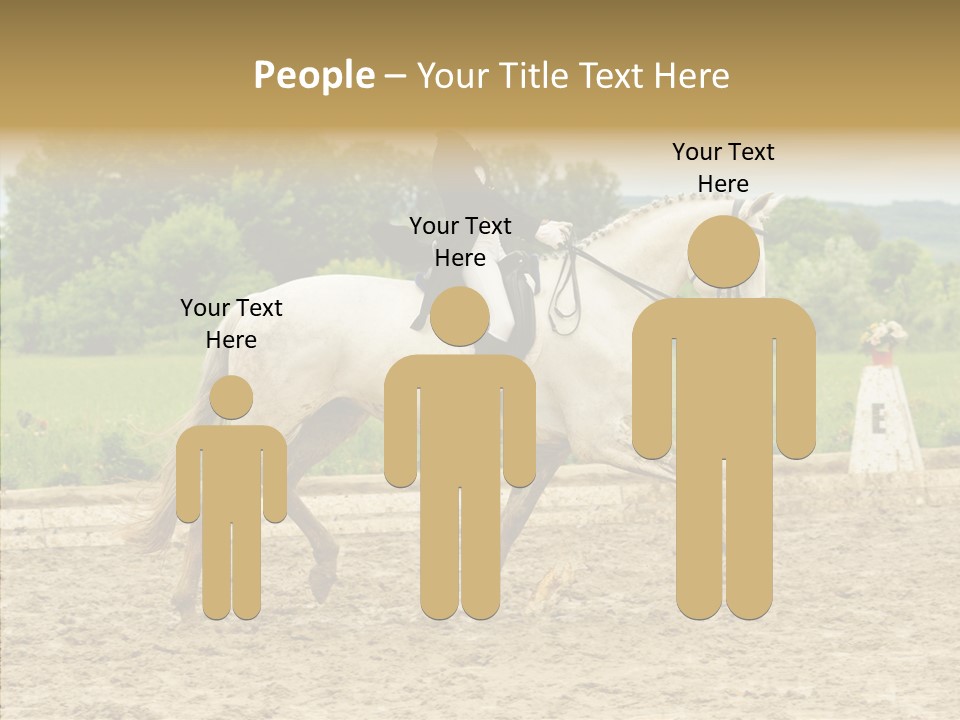 Female Course Gray PowerPoint Template