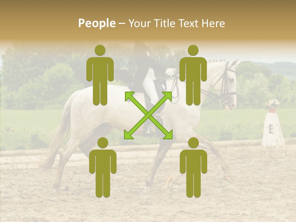 Female Course Gray PowerPoint Template