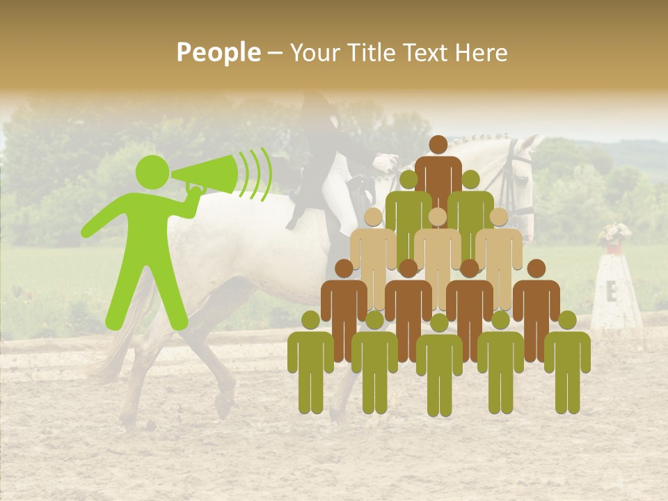 Female Course Gray PowerPoint Template