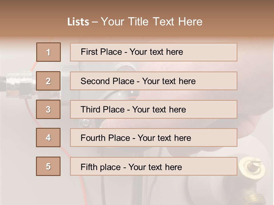 Home Utilities Turn PowerPoint Template