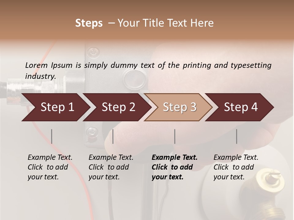 Home Utilities Turn PowerPoint Template