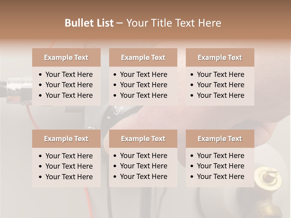 Home Utilities Turn PowerPoint Template