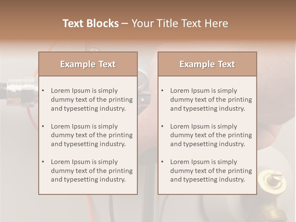 Home Utilities Turn PowerPoint Template