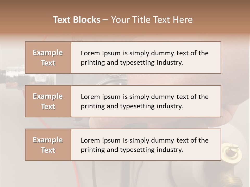 Home Utilities Turn PowerPoint Template
