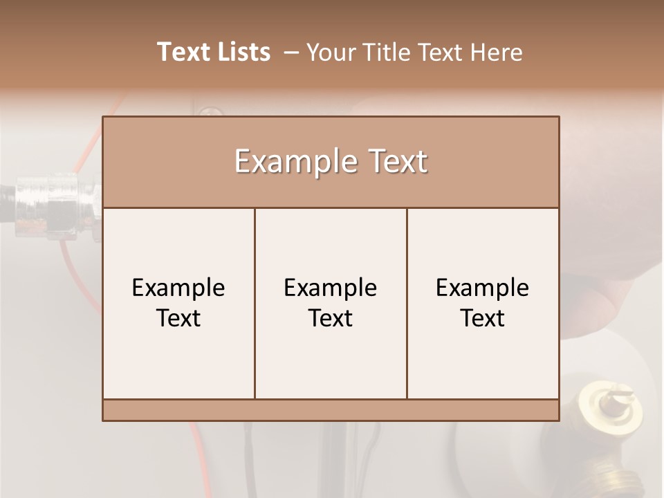 Home Utilities Turn PowerPoint Template