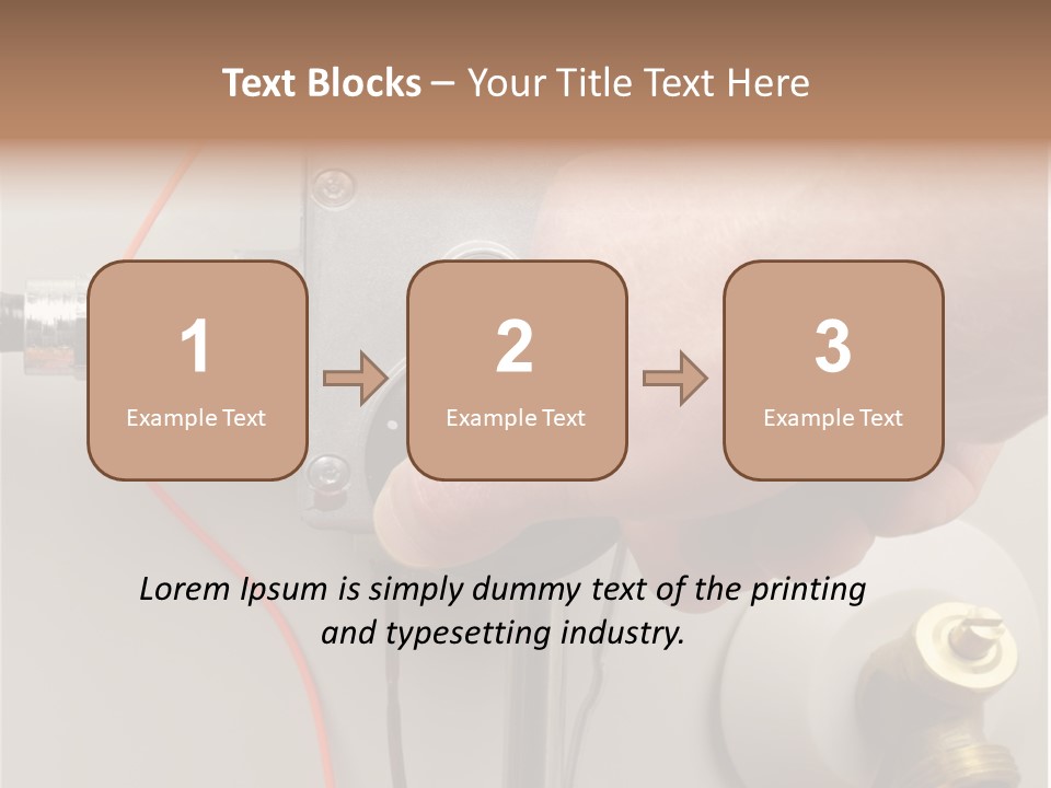 Home Utilities Turn PowerPoint Template