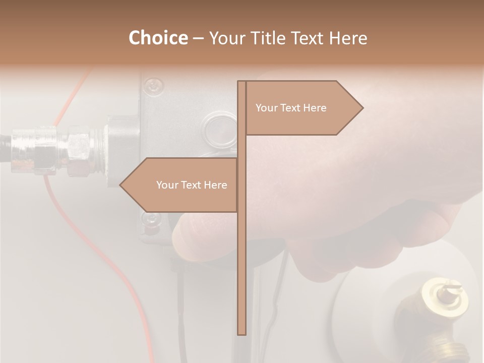 Home Utilities Turn PowerPoint Template