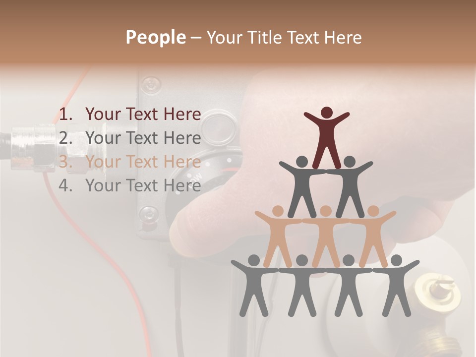 Home Utilities Turn PowerPoint Template