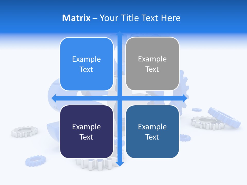 Text Group Service PowerPoint Template