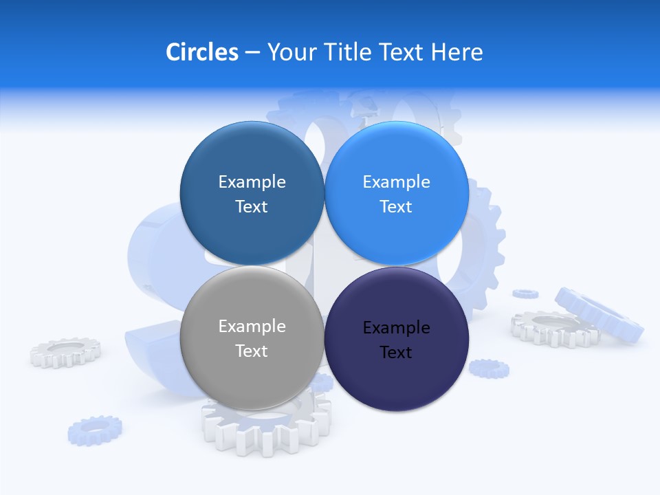 Text Group Service PowerPoint Template