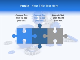 Text Group Service PowerPoint Template