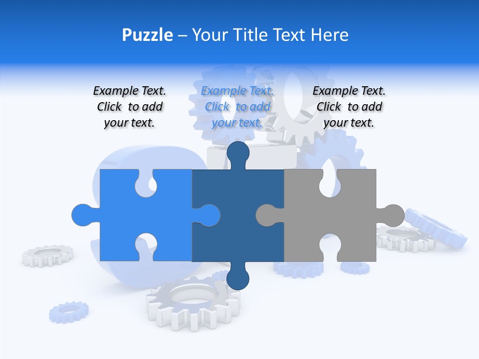 Text Group Service PowerPoint Template