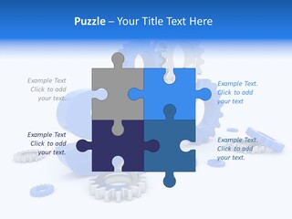 Text Group Service PowerPoint Template