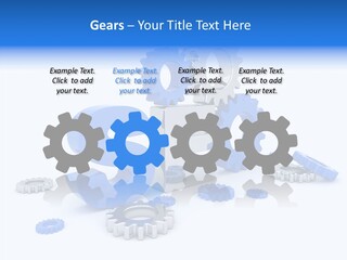 Text Group Service PowerPoint Template