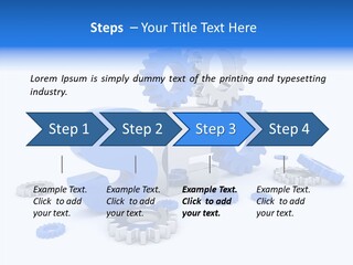 Text Group Service PowerPoint Template