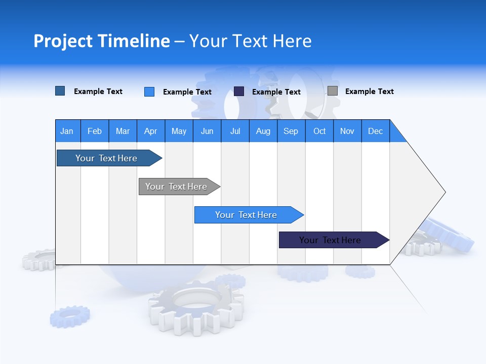 Text Group Service PowerPoint Template
