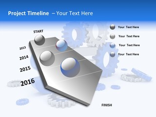 Text Group Service PowerPoint Template