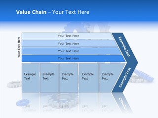 Text Group Service PowerPoint Template