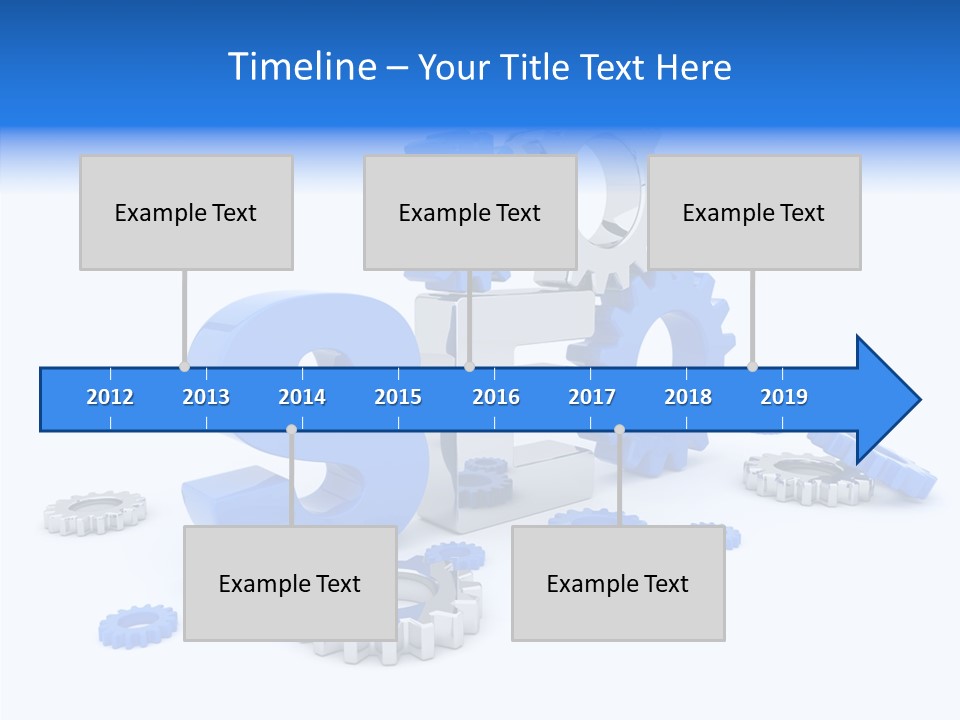 Text Group Service PowerPoint Template