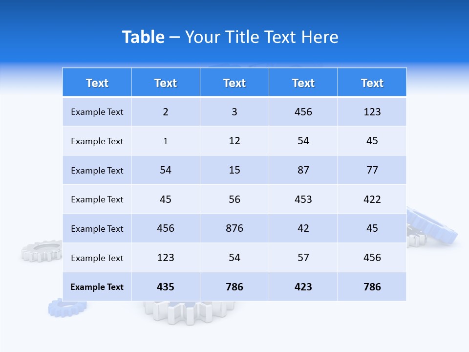 Text Group Service PowerPoint Template